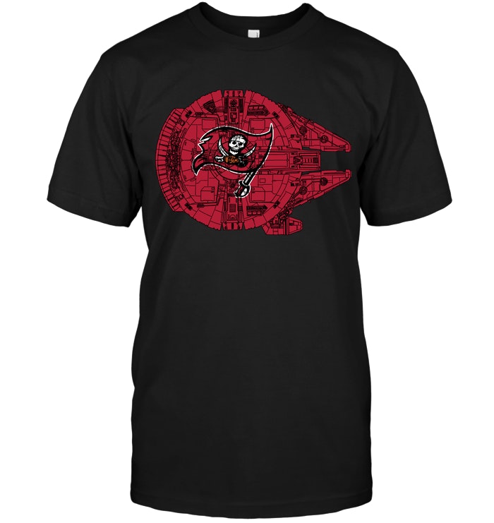 Tampa Bay Buccaneers "millennium Falcon" Star Wars T-Shirt